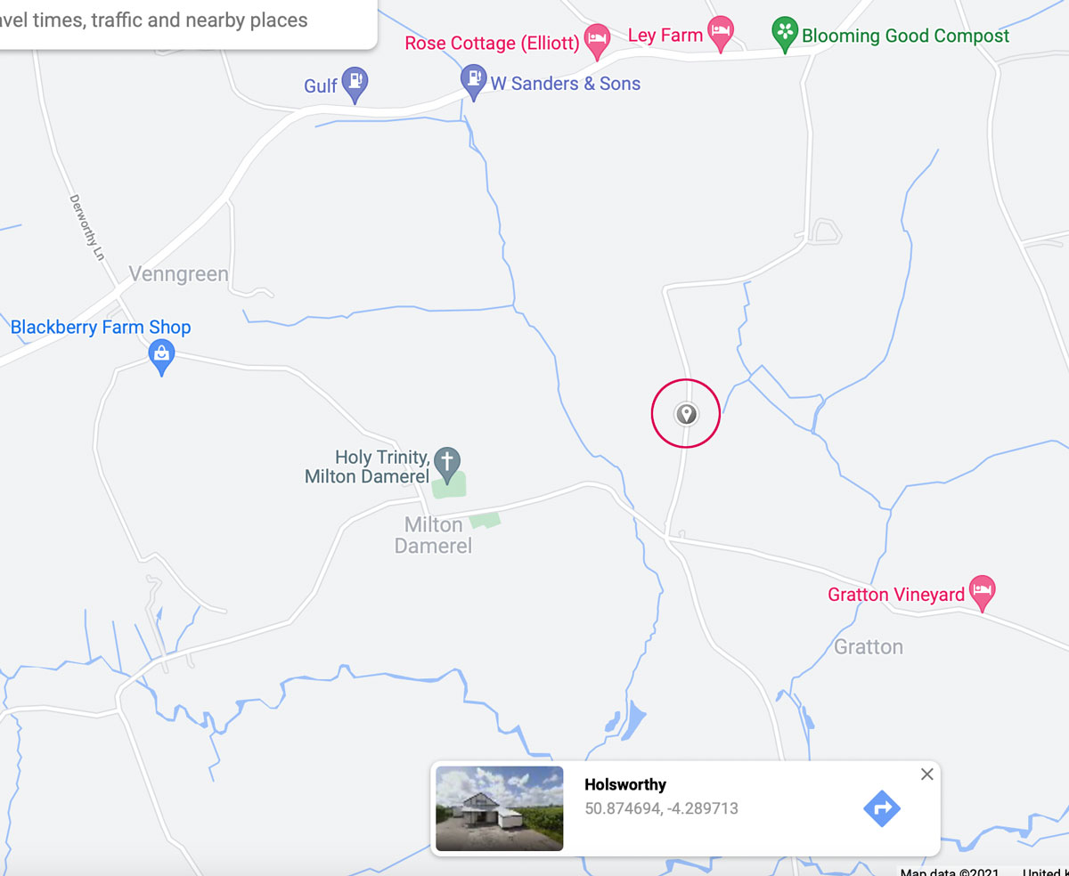 Parish Hall Location Map